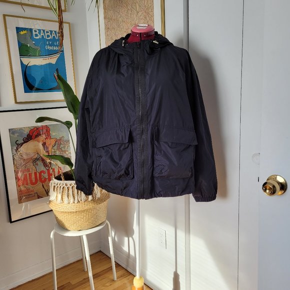 Old Navy Active Women’s Black Windbreaker Size XL - Picture 1 of 4